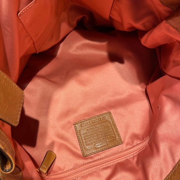 Vintage Tan coach purse - Picture 5 of 15